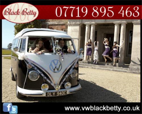 Vw Black Betty Wedding Hire Campervan Exeter